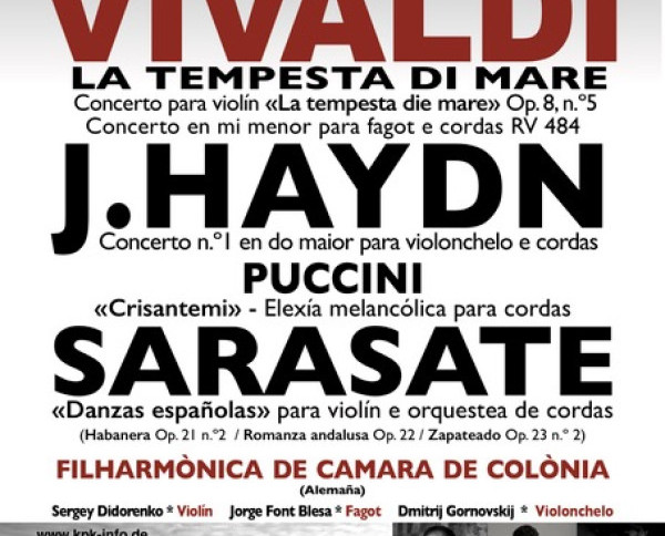 ORQUESTA DE CÁMARA  FILARMÓNICA DE COLONIA